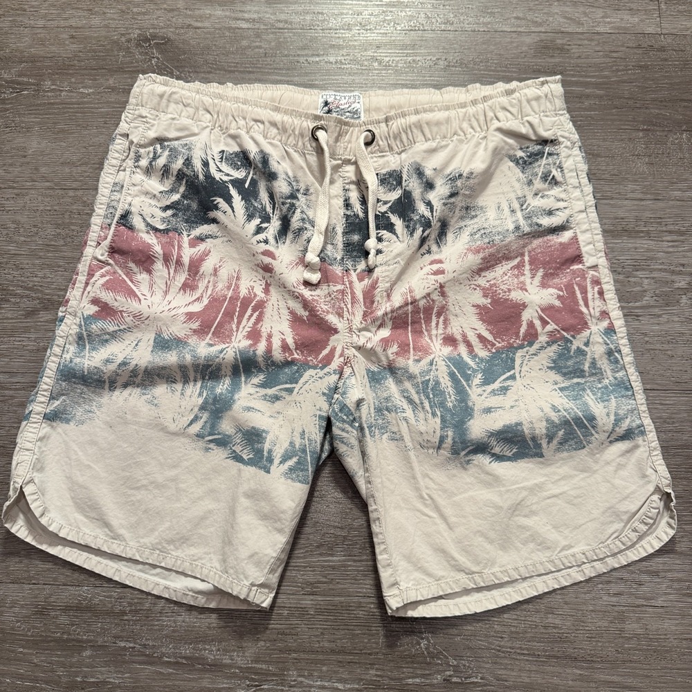 Vintage Billabong Board Shorts Mens Small Palm Elastics Adventure Division 8"